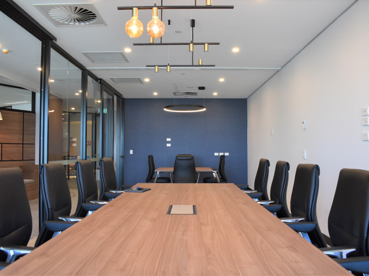 Lighting, data and electrical for multi-level city office